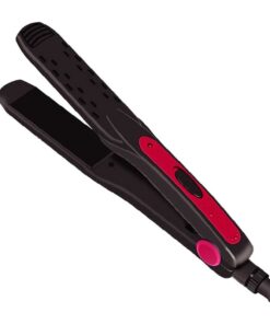 Piastra per Capelli 30W Riscaldamento Rapido con Piastre da 10cm in Ceramica Max 200 gradi con Cavo Girevole 360 Nero Capelli Lisci SKU 7862