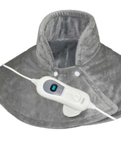 Alternative view of Termofero Riscalda Cervicale e Spalle 100W Morbido Temperatura Regolabile 3 Livelli con Telecomando Integrato Ricarica Veloce Grigio