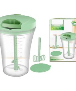 Alternative view of Tritatutto Manuale con Filo per Verdure Cipolle Patate Cubetti con Lame in Acciaio Inox Materiale BPA FREE Capacita 900mL