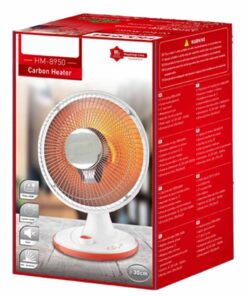 Alternative view of Stufa Elettrica a Parabola in Fibra di Carbonio con 2 Livelli di Riscaldamento 300W 600W Diametro 30cm