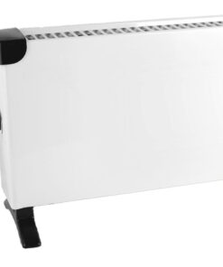 Termoconvettore Elettrico con 3 Livelli di Riscaldamento 750W 1250W 2000W Riscaldamento Rapido e Autoprotezione Bianco
