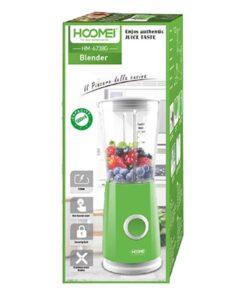 Frullatore Elettrico da Cucina 400mL 170W per Verdure e Frutta con Modalita Impulso 4 Lame Inox Colore Rosso