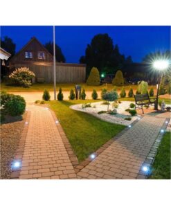 Faretto Rotondo Per Lampada GU10 Calpestabile Segnapasso Incasso da Pavimento IP65 Carrabile Acciaio SKU-7515