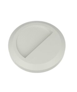 Faretto Luci Led Segnapasso Rotondo Carcassa Bianca 2W Bianco Neutro IP65 Montaggio a Plafone SKU-1314