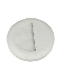 Faretto Luci Led Segnapasso Rotondo Carcassa Bianca 2W Bianco Neutro IP65 Montaggio a Plafone SKU-1314