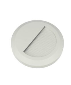 Faretto Luci Led Segnapasso Rotondo Carcassa Bianca 2W Bianco Neutro IP65 Montaggio a Plafone SKU-1314