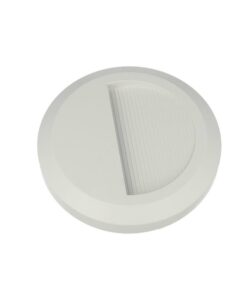 Faretto Luci Led Segnapasso Rotondo Carcassa Bianca 2W Bianco Neutro IP65 Montaggio a Plafone SKU-1314