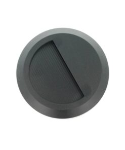 Faretto Luci Led Segnapasso Rotondo Carcassa Nera 2W Bianco Neutro IP65 Montaggio a Plafone SKU-1316