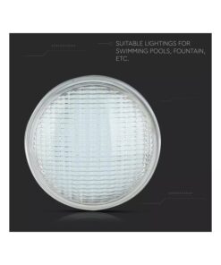 Lampada Faro Led PAR56 8W 12V Per Piscina IP68 Bianco Freddo 6400K Pool Light Sommergibile SKU-7555