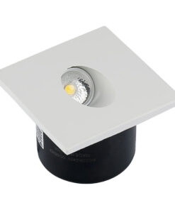 Faretto LED Segnapasso Quadrato Montaggio a Incasso 3W Colore Bianco 4000K IP20 SKU-211210