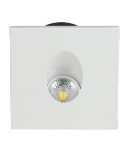 Faretto LED Segnapasso Quadrato Montaggio a Incasso 3W Colore Bianco 4000K IP20 SKU-211210