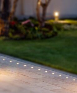 Faretto LED Segnapasso a Cilindro da Interramento 1W con 4 Fasci Luminosi 12V 3000K IP67 SKU-211470