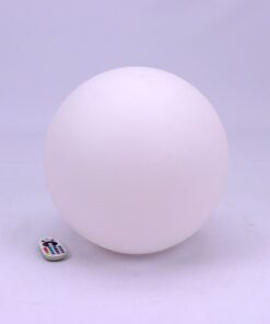 Sfera Palla Luminosa Grande Ball Light Con Lampada Luce Led RGBW Ricaricabile Telecomando Incluso IP54 40X40X39cm SKU-40201