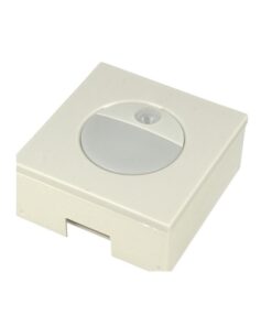 Faretto Luci Led Segnapasso Con Sensore Movimento 3W Bianco Neutro Quadrato Scatola Incasso 86X86 da Muro Incluso SKU-5570