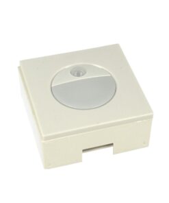 Faretto Luci Led Segnapasso Con Sensore Movimento 3W Bianco Neutro Quadrato Scatola Incasso 86X86 da Muro Incluso SKU-5570