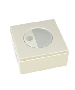Faretto Luci Led Segnapasso Con Sensore Movimento 3W Bianco Neutro Quadrato Scatola Incasso 86X86 da Muro Incluso SKU-5570