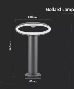 Alternative view of Lampada LED da Giardino Fissaggio a Terra 9W Colore Grigio Scuro h:30cm 4000K IP54 SKU-5155