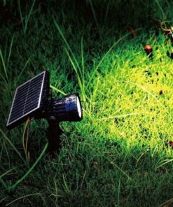 Faretto LED da Giardino con Picchetto Colore Nero Con Pannello Solare 2W 6400K IP65 SKU-6662