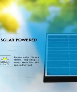 Faretto LED da Giardino con Picchetto Colore Nero Con Pannello Solare 2W 6400K IP65 SKU-6662