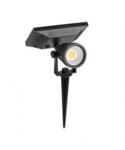 Alternative view of Faretto LED da Giardino con Picchetto Colore Nero Con Pannello Solare 2W 4000K IP65 SKU-6661