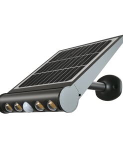 Lampada LED da giardino 8W Con Pannello Solare 3000K Con Sensore PIR IP65 SKU-6844