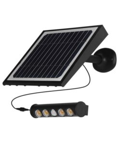 Lampada LED da giardino 8W Con Pannello Solare 6000K Con Sensore PIR IP65 SKU-6850