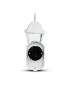 Lampada Da Parete Lanterna Giardino Attacco E27 Garden Wall Lamp IP44 Colore Bianco Modello Classico SKU-7520