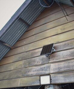 Faro LED con Telecomando e Pannello Solare 6W 400LM Indicatore Batteria Cavo da 3m Colore Nero 4000K SKU-7822