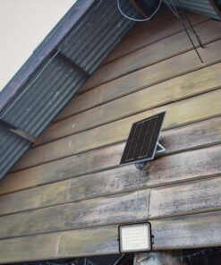 Faro LED con Telecomando e Pannello Solare 10W 800LM Indicatore Batteria Cavo da 3m Colore Nero 4000K SKU-7824