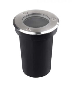 Portafaretto LED Segnapasso a Cilindro (Max 35W) Rotondo Colore Nero IP67  10374