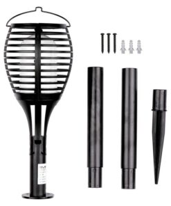 Lampade Solare a Led 1W Caldo 1700K Forma di Torcia Effetto Fiamma IP44 Per Giardino SKU-8558