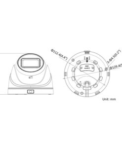 Alternative view of Telecamera IP Turret Dome 1080P 2MP Ottica Varifocale Motorizzato 2.8-12mm H.265+ PoE OSD IP67 Slot SD HiWatch HWI-T621H-Z