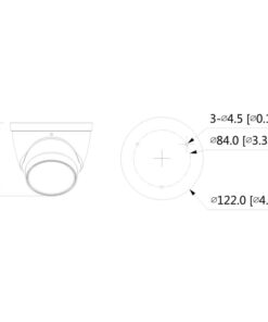 Alternative view of Telecamera IP Dome 4MP Ottica Varifocale 2.7-13.5mm PoE IP67 Dahua DH-IPC-HDW2431T-ZS-S2