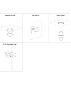 Telecamera IP Dome 4MP Ottica Varifocale 2.7-13.5mm PoE IP67 Dahua DH-IPC-HDW2431T-ZS-S2
