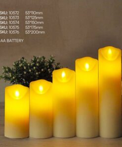 Candela LED da Tavolo 53*200mm a Batteria AA SKU-10576