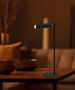 Lampada LED da Tavolo Magnetica 3W Ricaricabile con USB C Touch Dimmerabile 4000K Colore Nero SKU-23042