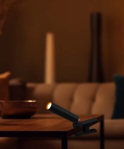 Lampada LED da Tavolo Magnetica 3W Ricaricabile con USB C Touch Dimmerabile 4000K Colore Nero SKU-23042