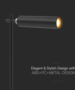 Lampada LED da Tavolo Magnetica 3W Ricaricabile con USB C Touch Dimmerabile 4000K Colore Nero SKU-23042