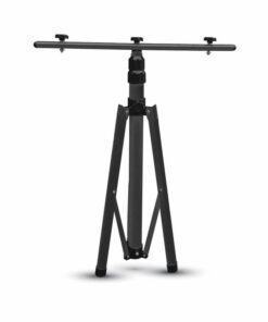 Tripiedi Treppiede Tripod Portafari Multiuso Per 2 Fari Proiettori Uso Cantiere Officina Colore Nera Max 160cm SKU-9546