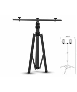Alternative view of Tripiedi Treppiede Tripod Portafari Multiuso Per 2 Fari Proiettori Uso Cantiere Officina Colore Nera Max 160cm SKU-9546