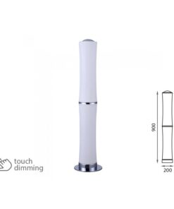 Piantana Lampada Led Da Terra Moderna Forma a 2 Canne Bamboo 32W Alta 900mm Dimmerabile Touch SKU-3976