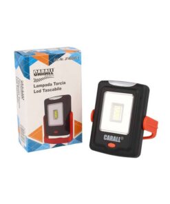 Torcia Led Tascabile Con 3 Pile AAA Gancio Calamita