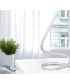 Lampada Led da Tavolo Design Moderna Spirale 17W Caldo 3000K Colore Bianco Con Interruttore SKU-40321