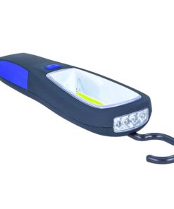 Lampada Torcia Led Officina Cob 2W Portatile Alimentazione Con 4 Pile AAA