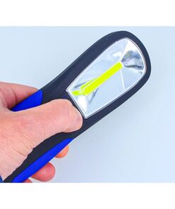 Lampada Torcia Led Officina Cob 2W Portatile Alimentazione Con 4 Pile AAA