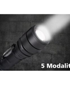Alternative view of Torcia Portatile Ricaricabile Zoomabile Tattico Campeggio Sport Impermeabile 5 modalita di luce