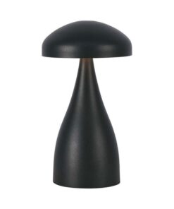 Lampada LED da Tavolo 1W con Batteria 1800mAh Ricaricabile USB C Colore Nero in Metallo Dimmerabile 3 In 1 SKU-7895