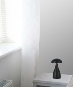 Lampada LED da Tavolo 1W con Batteria 1800mAh Ricaricabile USB C Colore Nero in Metallo Dimmerabile 3 In 1 SKU-7895