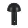 Lampada LED da Tavolo 3W con Batteria 1800mAh Ricaricabile USB C Colore Nero in Metallo Touch Dimmerabile 3 in 1 SKU-7898