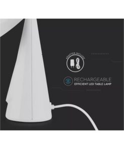 Specchio Cosmetico da Trucco Illuminato Rotondo Con Doppia Luce Led 5W Dimmerabile Ricaricabile Ruotabile 360° SKU-8670